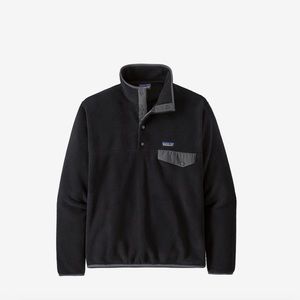 Black fleece pull over pataognia